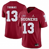 Oklahoma Sooners 13 Ahmad Thomas Red College Football Jersey Dzhi,baseball caps,new era cap wholesale,wholesale hats